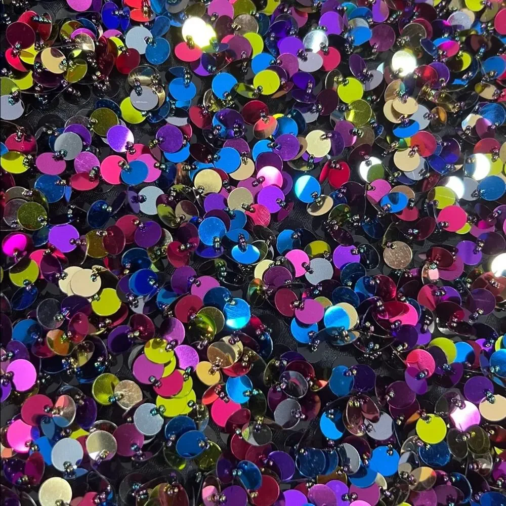 Colorful Multicolor Sequin Women's shoulder party nightclub Bag nwot